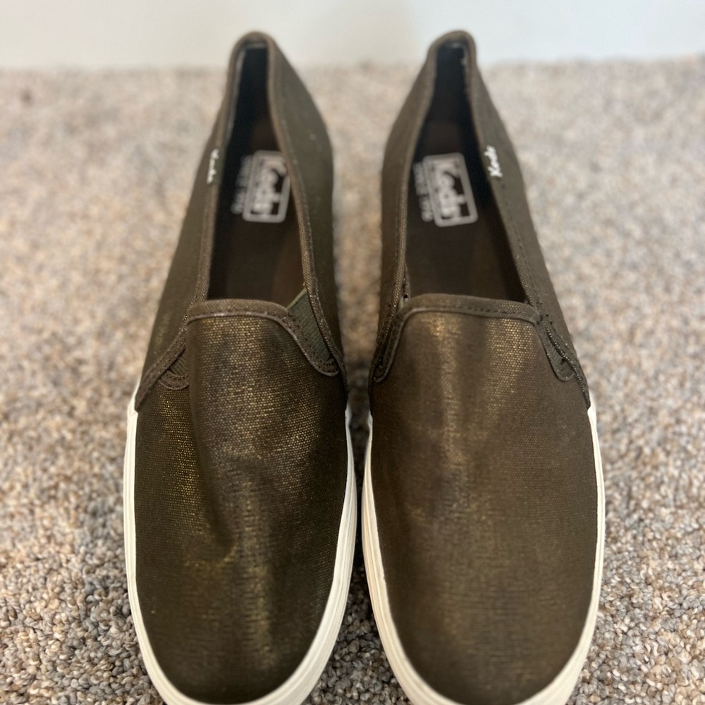 Metallic Slip-On Keds